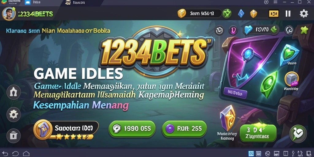 Gameplay menawan 1234BETS dengan mekanisme Idle yang mudah.