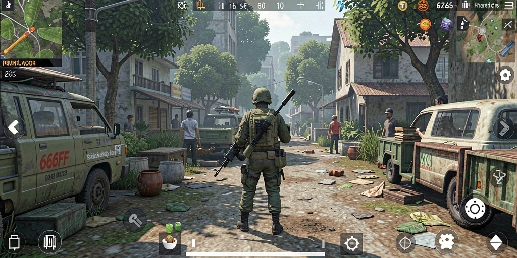 Tampilan gameplay 666FF yang mendalam dan interaktif.