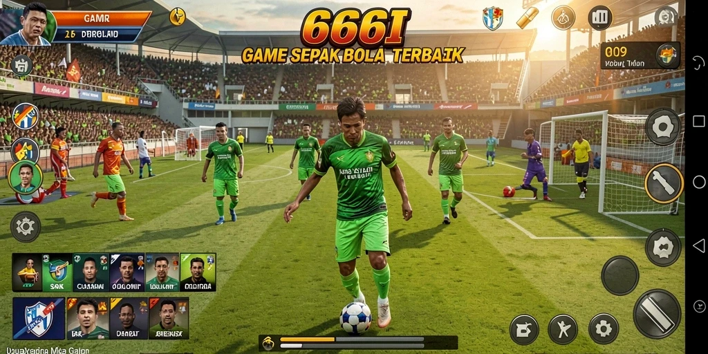 Tampilan gameplay yang seru dan mendebarkan dalam 666I.