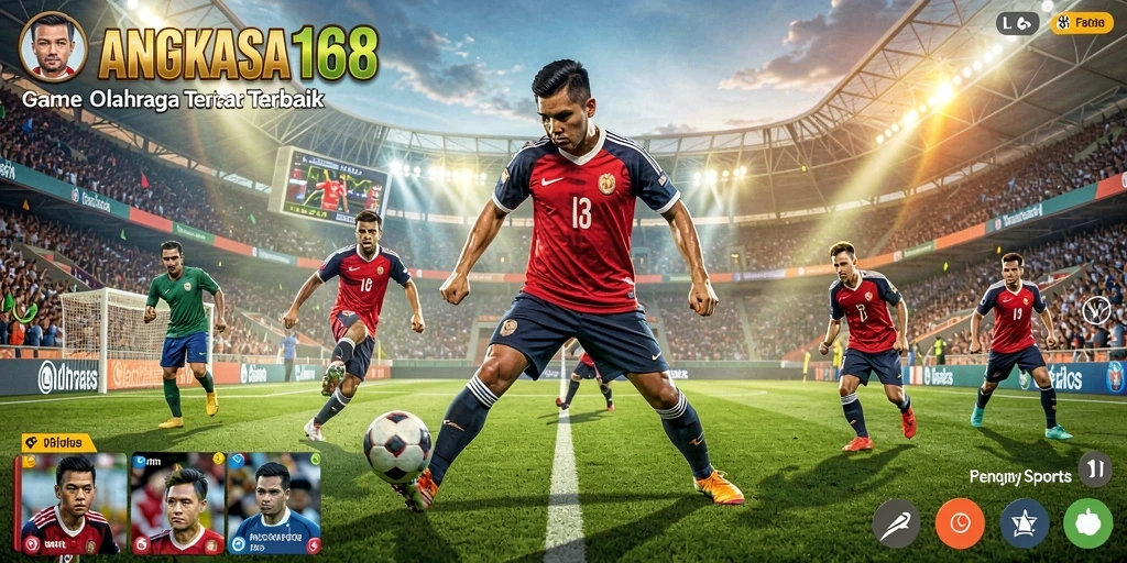 Tampilan gameplay menegangkan dalam <strong>ANGKASA168</strong> saat pertandingan berlangsung.