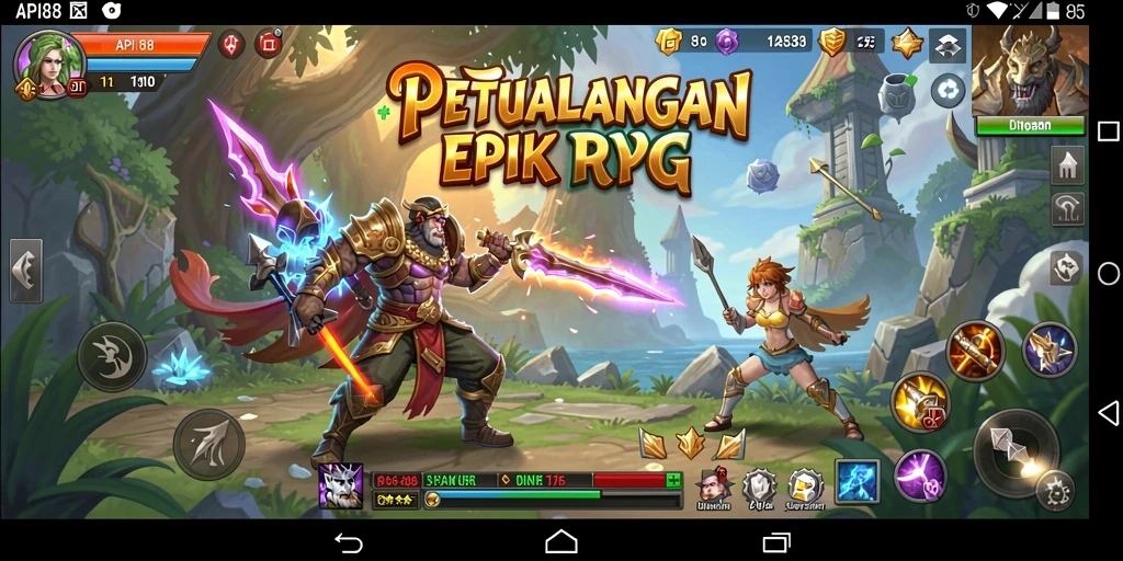 Tampilan gameplay API88 yang epik dan mendebarkan.
