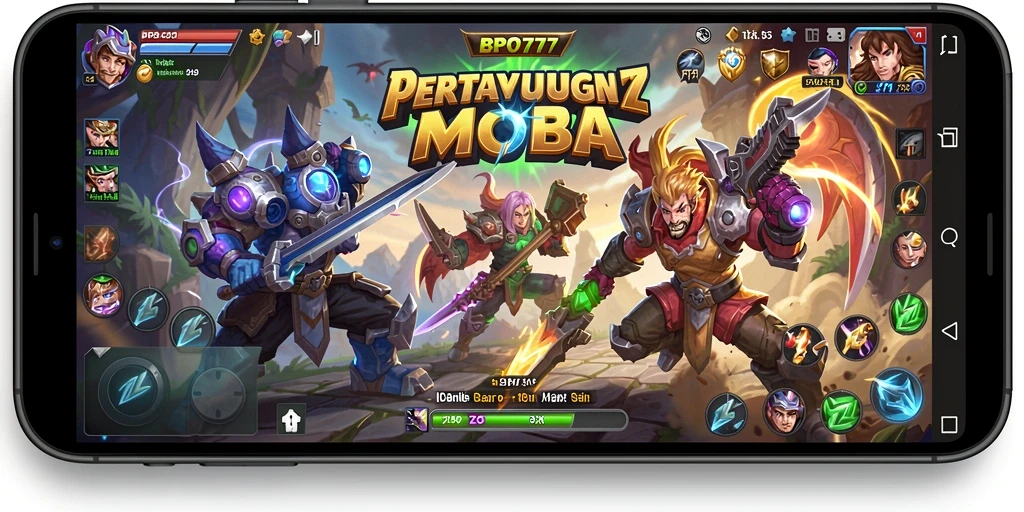Tampilan gameplay BPO777 yang menegangkan dan strategis.