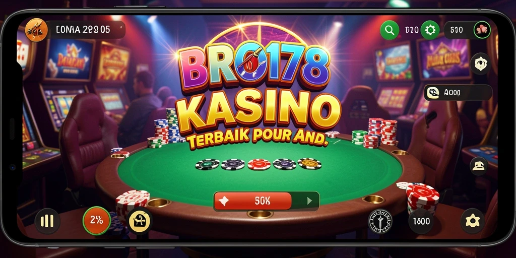 Tampilan gameplay BRO178 dengan berbagai permainan kasino yang menarik.