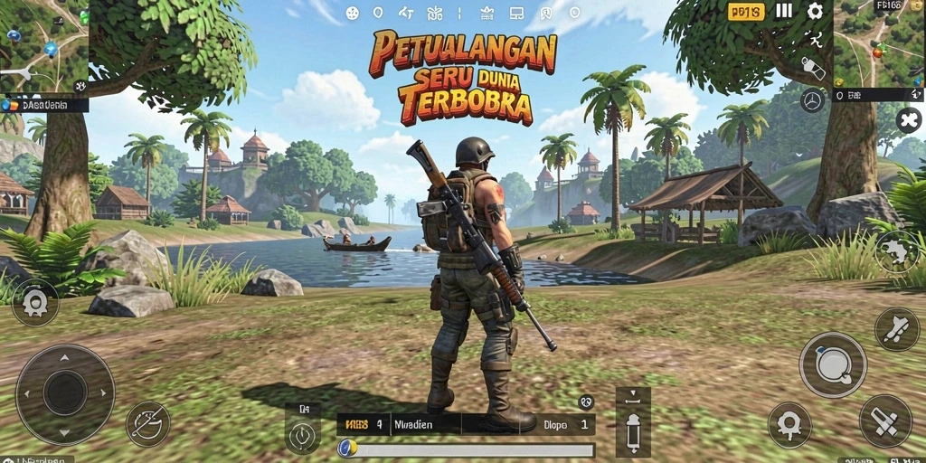 Gameplay FB168 menampilkan eksplorasi seru dalam dunia terbuka.