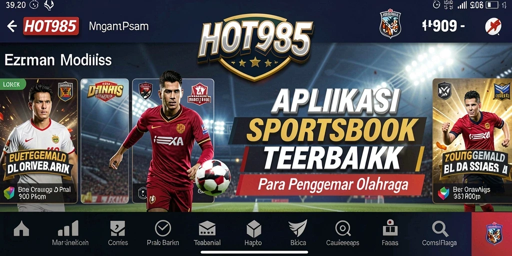 Tampilan menarik dari gameplay taruhan olahraga HOT985.