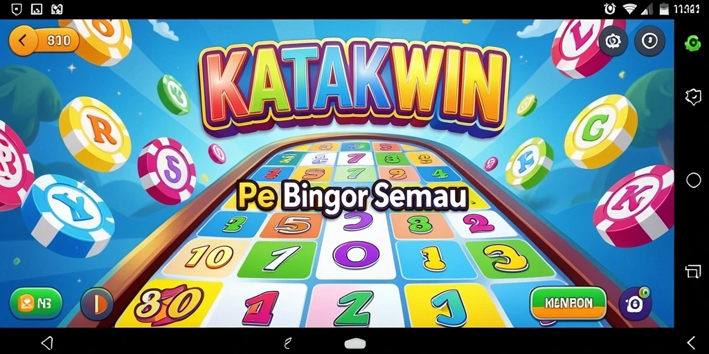 Screenshot gameplay KATAKWIN dengan suasana Bingo yang menarik.