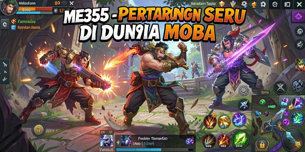Melihat aksi seru dalam gameplay MOBA di ME355.