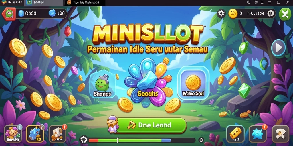 Screenshot dari gameplay <strong>MINISLOT</strong> yang menunjukkan putaran slot yang mendebarkan.