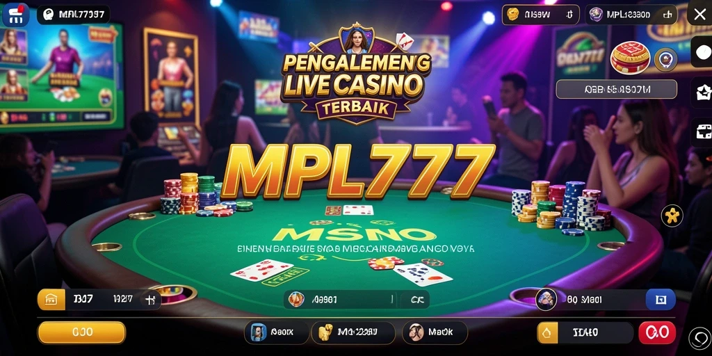 Gameplay menarik di MPL777 dengan dealer Live Casino.