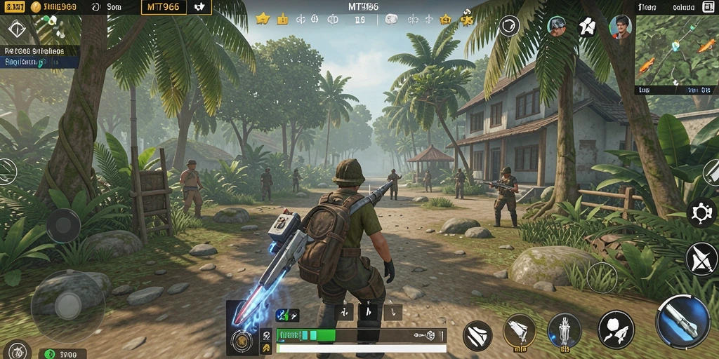 Screenshot utama MT966 menampilkan momen gameplay simulasi yang seru.
