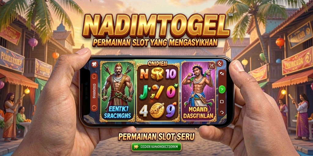 Tampilan gameplay NADIMTOGEL yang menarik dan penuh warna.