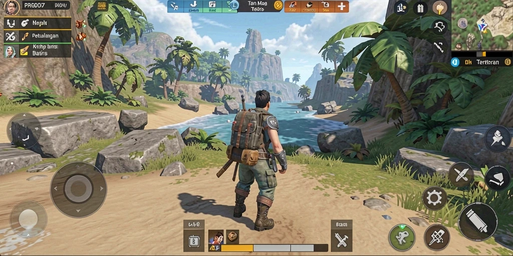 Screenshot PRG007 menampilkan gameplay dunia terbuka yang mendebarkan.