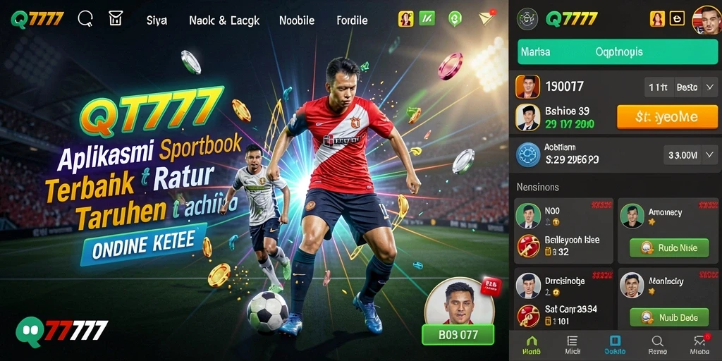 Screenshot gameplay QT777 menampilkan taruhan olahraga yang menarik.