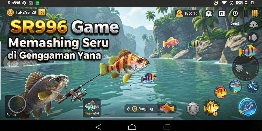 Tangkapan ikan yang realistis dalam gameplay SR996.