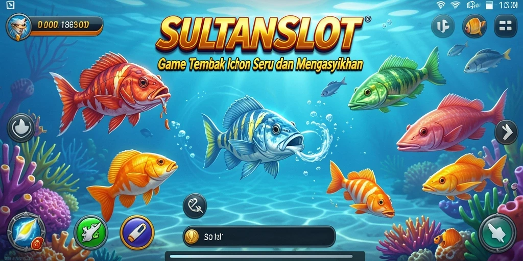 Gameplay seru di dalam <strong>SULTANSLOT</strong> saat menangkap ikan.
