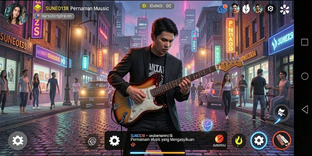 Tampilan gameplay SUNEO138 yang penuh warna dan interaktif.