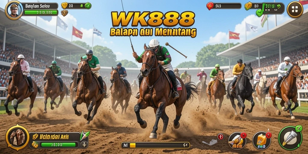 Gameplay balapan seru di WK888 dengan grafik menawan.